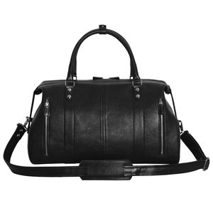 Wholesale Smart Range Leather Genuine Full Grain Cowhide Leather Duffel Bag Travel <b>Luggage</b> <b>Hand</b> Carry Bag Weekender <b>Holdall</b> - Product Image 4