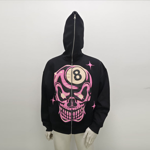 Customized Acid Washed <b>Men'S</b> Hoodies Oversized French Terry 100% Cotton Vintage Washed Cropped Hoodies - Product Image 1
