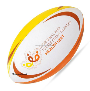 Pelota de rugby de la Liga impresa a todo color/pelotas de rugby NRL de marca personalizada - Product Image 3