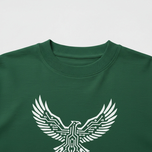 Camiseta de Cuello Alto de Manga Corta Unisex de Primera Calidad 100% Algodón con Características Antiarrugas y Transpirables para Hombre - Product Image 4