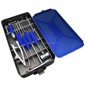 Kit d'instruments à ongles élastiques pour chirurgie orthopédique, outils en titane, étui de stérilisation, kit médical Classe I ISO13485 CE, clinique ORL - Product Image 1