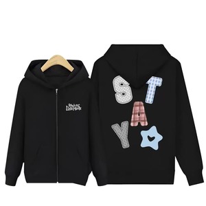 เสื้อฮู้ดดี้พิมพ์ลายอนิเมะสีเทาเข้มแบบยูนิเซ็กซ์ ผ้าฝ้ายฟลีซ 100% ทรงปกติ สไตล์สตรีทแวร์ ขายส่ง - Product Image 4