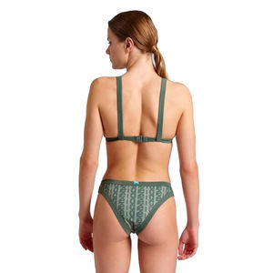 Sexy Lace <b>Wire</b> Free Push <b>Bra</b> Panty Underwear Set Women Breathable Removable Padded Cups Hipster Panty Soft Stretch Comfortable - Product Image 3