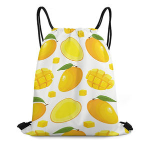 กระเป๋าเป้สะพายหลังแบบมีเชือกผูก ผลิตจากโพลีเอสเตอร์คุณภาพสูง เป็นมิตรกับสิ่งแวดล้อม กันน้ำ พิมพ์ลายโลโก้ตามสั่ง สำหรับทุกเพศ - Product Image 1