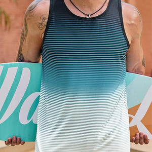 Débardeur sans manches pour homme, col rond, 100% coton, tricoté, séchage rapide, style décontracté, style streetwear - Product Image 4