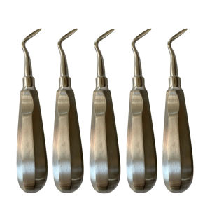 <b>Electric</b> Stainless Steel Dental Tooth Extraction Luxating Lift Elevator Curved Root Surgical <b>Instrument</b> CE ISO By Grip Surgical - Product Image 1