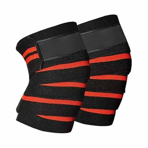Premium Adjustable <b>Knee</b> Wraps For Powerlifting Weight Training Squat Workout Support Compression Fitness <b>Exercise</b> Equipment - Product Image 4