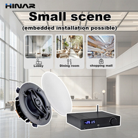 Sistem Speaker di Langit-langit Semi-otomatis 6,5 inci 2.1 Saluran dengan Amplifier Kelas D Audio Komersial
