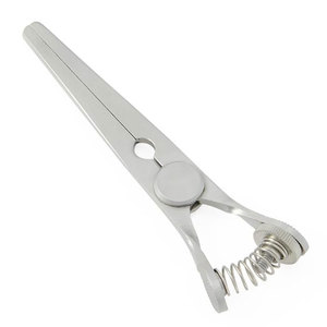 Pinza Glover Bulldog con tornillo de ajuste de resorte, diseño curvo de 9 cm, mandíbulas de 4 cm, para uso en instrumentos quirúrgicos y médicos, suministro con logotipo personalizado - Product Image 6