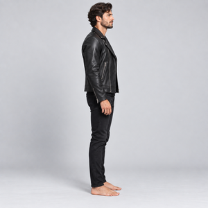 Professional <b>men</b> <b>leather</b> <b>jackets</b> featuring premium quality materials strong stitching classic design and comfortable everyday - Product Image 6