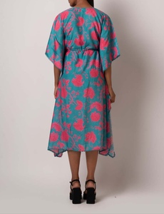 Hot Sale <b>kaftan</b> Women's Bohemia Loose Fit Polyester <b>Summer</b> Dress Beautiful Islamic clothing for women Traditional Muslim Cloths - Product Image 3