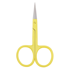 Tijeras de Pesca de Acero Inoxidable de Grado Quirúrgico, Cuchillas Afiladas de Precisión, Tijeras para Atado de Moscas, Color Amarillo, Tijeras para Trenzas - Product Image 1