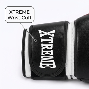 Guantes de Boxeo Profesionales, Guantes de Entrenamiento de Cuero con Cierre de Velcro, Equipo de Boxeo para Entrenamiento - Product Image 5
