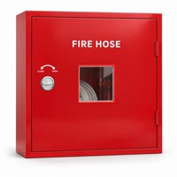 Armoire verticale pour enrouleur de tuyau d'incendie CA FIRE en acier, rouge, 1,6 MPa, équipement de lutte contre l'incendie