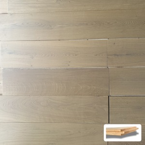 Suelo de Madera de Roble Blanco de 12 mm, Grado AB, de 2 Capas, con Sistema de Encaje Macho y Hembra, Certificado CARB P2, Fabricante de Vietnam - Product Image 1