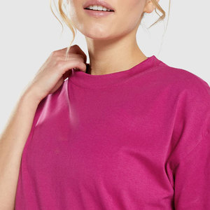 Camiseta de Verano para Mujer, 100% Algodón, Secado Rápido, Transpirable, Cuello Redondo, Informal - Product Image 5