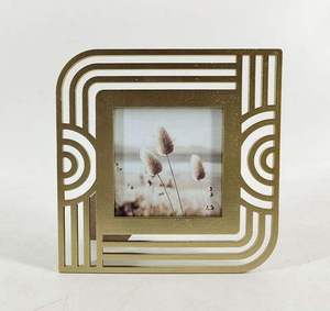 Copper Octagonal Hanging <b>Frame</b> With Pressed Leaf Art Vertical Wall Decor Home Livingroom <b>Wedding</b> Gift Use Photo <b>Frame</b> Stand - Product Image 5