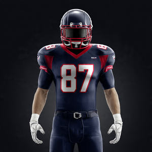 Camiseta de Fútbol Americano Blanca OEM, Manga Corta, Cuello en V, Camiseta de Entrenamiento Unisex - Product Image 4