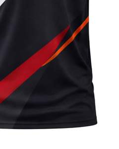 Camiseta Polo Personalizada para Hombre, Naranja, Negra y Roja, Manga Corta, Estampado Geométrico, Transpirable, de Poliéster, Deportiva, Casual, para Golf y Entrenamiento - Product Image 6