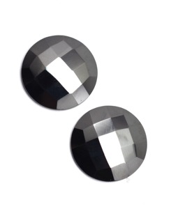 Hematita Natural en Forma de Disco Plano, Corte Rosa, Piedras Preciosas Sueltas Certificadas, Aplicación en Joyería DIY, Cristal de Hematita Facetado para Manualidades - Product Image 6