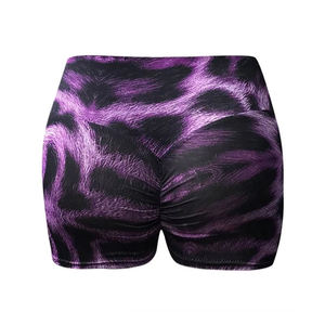 Nouveaux shorts de sport pour femmes, taille haute, imprimés par transfert thermique, coupe simple, pour la gym et les activités sportives, légers et coupe-vent, vente en gros - Product Image 4