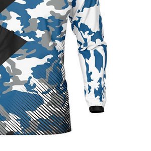 Maillot de motocross personnalisé à manches longues, respirant, coupe-vent, impression par sublimation, vente en gros, pour la course de motocross - Product Image 4