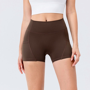 Shorts de Compresión Deportivos de Cintura Alta para Mujer, Transpirables, con Logotipo Personalizado, Venta al Por Mayor - Product Image 1