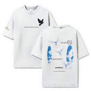 Camiseta Negra Vintage con Estampado Gráfico Personalizado, Estilo Urbano, Oversize, 100% Algodón Jersey, para Hombre, Moda Casual de Verano - Product Image 4