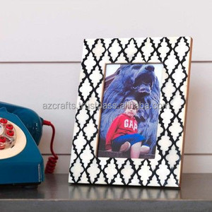 Handmade Fancy Bone Inlay Photo <b>Frames</b> Wood Resin Metal Mirror <b>Frame</b> Unique and Elegant <b>Picture</b> Display - Product Image 3