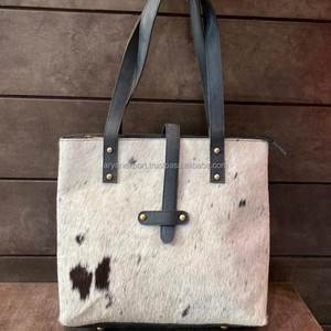 กระเป๋าแฟชั่น2025สำหรับผู้หญิงกระเป๋าสะพายไหล่ใบใหญ่หนังวัวแท้มีซิป - Product Image 5