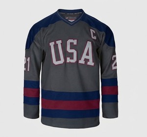 2026 America Ice Hockey Teams Jerseys Printed Custom Men's Embroidery Ice Hockey Uniform Hockey Jersey 100% - Product Image 2