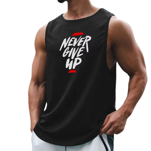 New Summer Quick Dry Fitness High Quality Tank Tops <b>Men's</b> Gym Clothing Loose Basketball <b>Vest</b> Running Sports Sleeveless Shirt - Product Image 2