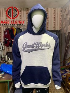 เสื้อฮู้ดดี้ขนาดใหญ่พิเศษคุณภาพสูงแบบกำหนดเอง พร้อมลายพิมพ์เรียบๆ โลโก้สั่งทำได้ พร้อมสำหรับฤดูหนาว ระบายอากาศได้ดีและแห้งเร็ว - Product Image 2