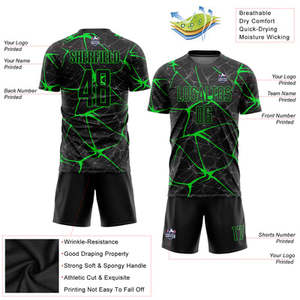 เสื้อฟุตบอลลายธงชาติสหรัฐอเมริกา แขนสั้น โพลีเอสเตอร์ 100% ระบายอากาศได้ดี แห้งเร็ว พิมพ์ลายแบบซับลิเมชั่น รับสั่งทำชื่อทีมและหมายเลข - Product Image 4