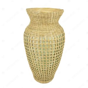 Vase en jonc de mer Glovimex personnalisable pour plantes et fleurs, pour une ambiance naturelle - Product Image 2