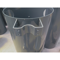 Contenedor de Basura Comercial para Exteriores con Cerradura y Cubeta Interior, Acero Galvanizado, Resistente a la Intemperie