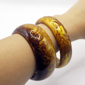 Brazaletes de Resina Negro Intenso, Brazaletes de Resina de Color Sólido, Brazaletes de Resina con Acabado Liso, Artículo de Venta al Por Mayor de Fábrica Personalizado, Brazaletes de Resina - Product Image 6