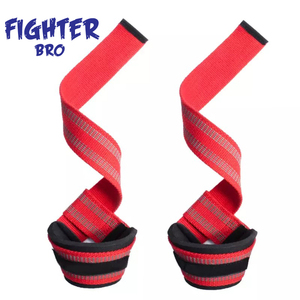 Support de poignet Fighter Bro en nylon rouge antidérapant pour la gym et le fitness - Product Image 1