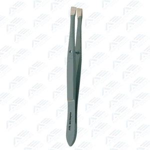 Pinzas Inclinadas para Depilación de Cejas, de Acero Inoxidable, Ecológicas, Reutilizables, para Salón de Belleza Facial - Product Image 2