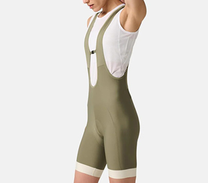 กางเกงปั่นจักรยานแบบมีสายรัดเอว Sprint Sports สำหรับผู้ชายและผู้หญิง สีดำล้วน สีเขียวมะกอก ระบายอากาศได้ดี แห้งเร็ว ผลิตจากผ้าสแปนเด็กซ์/ไนลอน 220 กรัม - Product Image 2