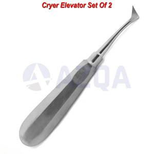 Ensemble d'instruments chirurgicaux dentaires en acier inoxydable pour extraction de dents, avec extracteurs Cryer à dents gauche et droite - Product Image 5