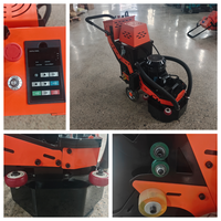 Meuleuse à béton 460S 220V avec tête de meulage mobile VFD, double port d'aspiration, pièces de rechange en stock, livraison directe d'usine