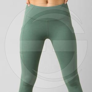 Mallas de Yoga elásticas de cintura alta para mujer, leggings de yoga con logotipo personalizado, duraderas, de talla grande, nuevo estilo - Product Image 5