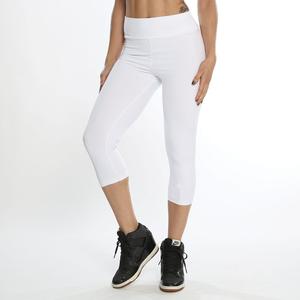 Leggings Deportivos Blancos Lisos para Mujer, Talla 3/4, Totalmente Personalizables, Venta al Por Mayor, Compra Directa de Fábrica - Product Image 2