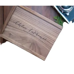 नवीनतम डिजाइन लकड़ी उपहार बॉक्स लेजर उत्कीर्णन के साथ उच्च गुणवत्ता दस्तकारी वर्ग भंडारण बॉक्स Multifunctional धारक बॉक्स