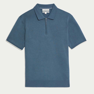 เสื้อโปโลผู้ชายไซส์ใหญ่แบบ OEM ผลิตตามสั่ง ผ้าฝ้าย ระบายอากาศได้ดี เนื้อผ้านุ่ม เหมาะสำหรับใส่ลำลองและใส่ทำงาน - Product Image 4