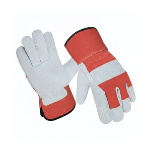 OEM leather welding gloves Heat resistant cowhide gloves Construction working gloves Adults welding gloves - Product Image 5
