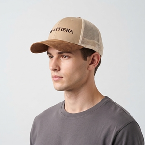 Gorra Trucker para Hombre, Gorra de Béisbol de Malla, Dos Tonos, Frente de Algodón, Visera Curva, Bordado Personalizado, Estilo Casual Urbano - Product Image 2