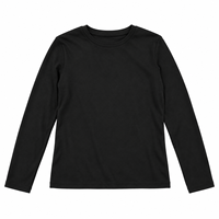 Chemise basique à col rond unie de style coréen pour femmes, design de style Old Money, nouvelle collection, douce, pour le quotidien ou les occasions décontractées