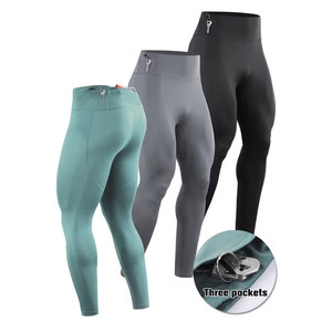 กางเกงรัดรูปดีไซน์กระเป๋าเอวสูงสำหรับผู้ชาย ช่วยเพิ่มประสิทธิภาพการสวมใส่และความสบายในการวิ่ง - Product Image 2